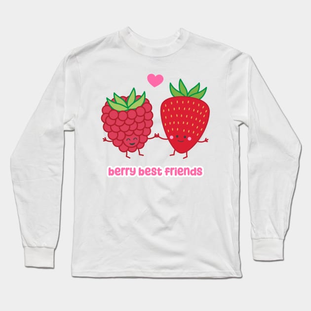 Berry Best Friends | by queenie's cards Long Sleeve T-Shirt by queenie's cards